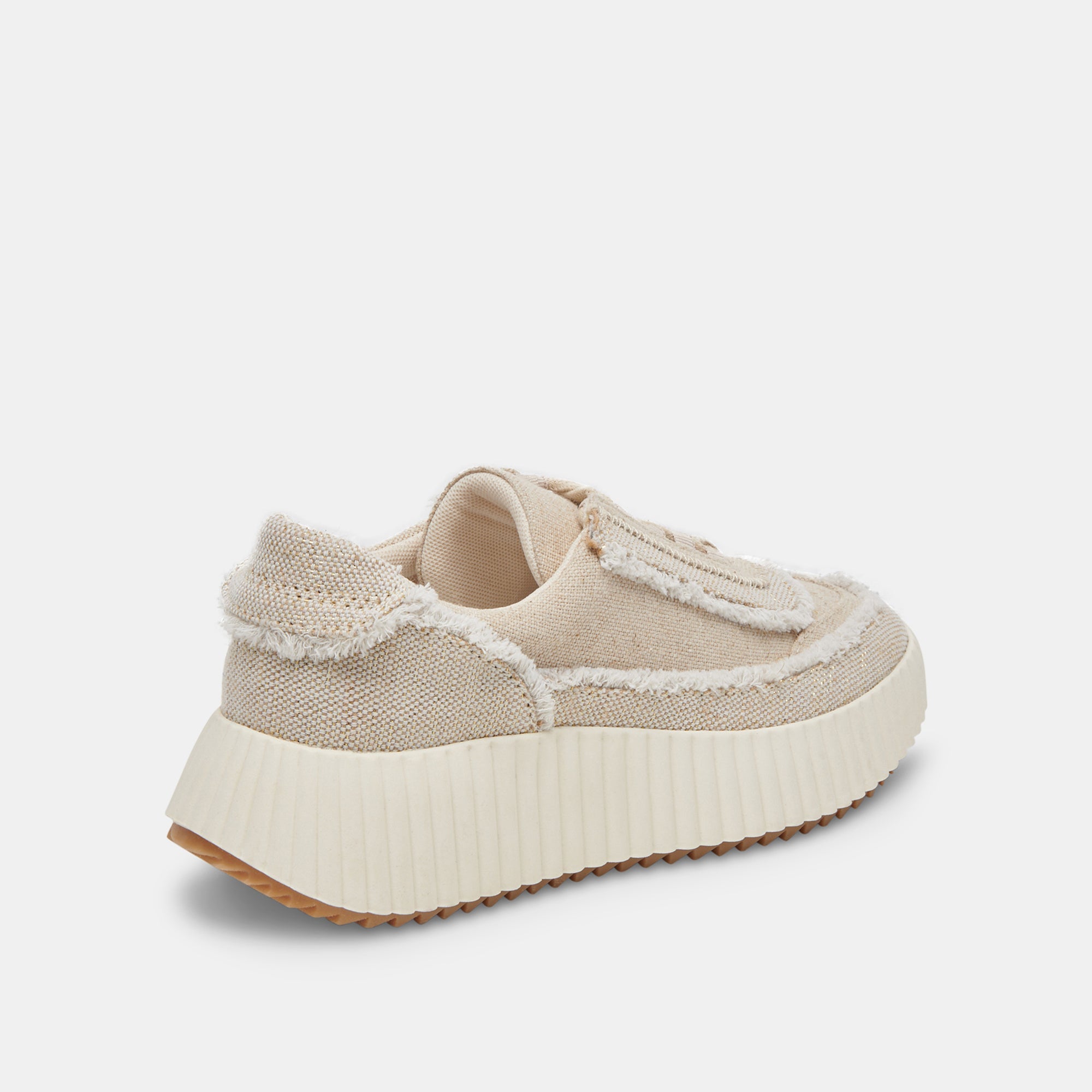 DOLEN FRAY Sneakers - Sand Canvas Casual Shoes for Men & Women | Comfortable Walking & Everyday Wear | Perfect for Street Style, Travel & Outdoor Activities