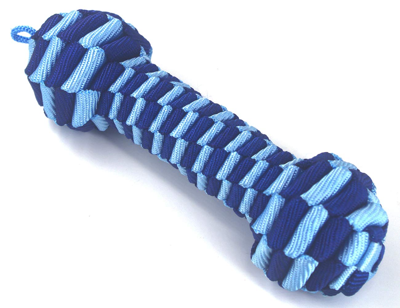 YOOGAO Durable Nylon Braided Dog Rope Toy - Interactive Tug of War Chew Toy for Medium & Large Breeds (Dumbbell Shape) - Perfect for Playtime, Training & Dental Health