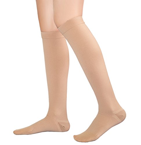 20-30mmhg Close-toe Beige