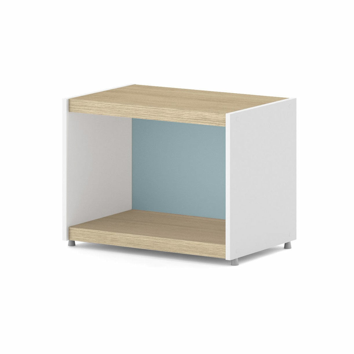 YOMO Modular Bookshelf 1x1 - Modern Stackable Bookcase for Home & Office - Space-Saving Storage Solution for Books, Decor & Essentials