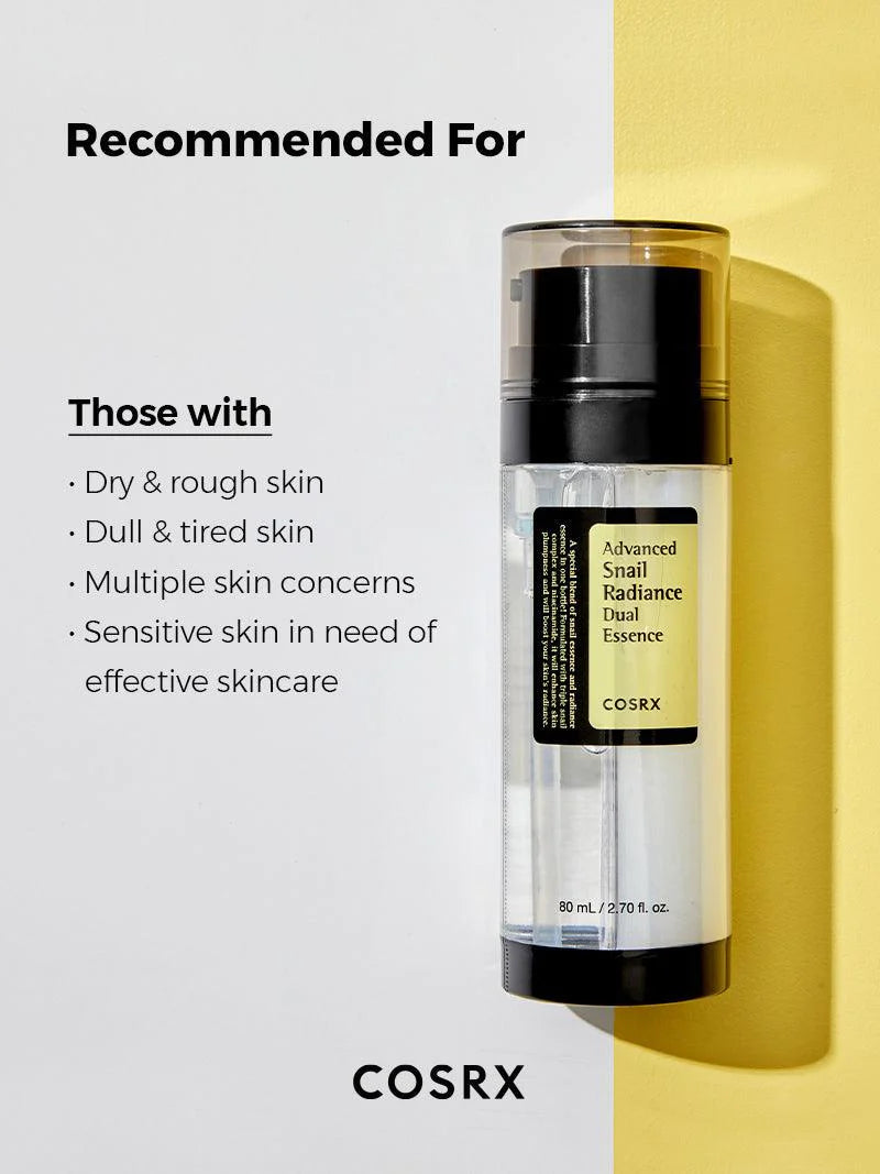 COSRX Advanced Snail 96 Mucin Power Essence 80ml - Korean Skincare for Hydration & Brightening - Perfect for Dry Skin & Anti-Aging Routine