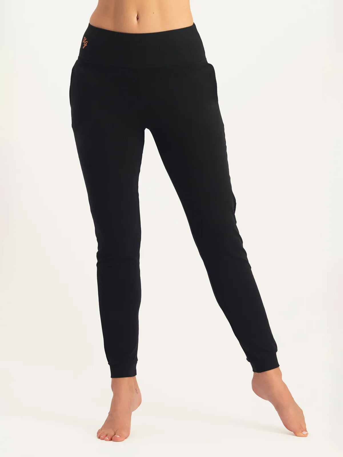 Urban Goddess Oba High-Waisted Yoga Pants for Women - Onyx Black | Perfect for Yoga, Pilates, Gym & Lounge Wear
