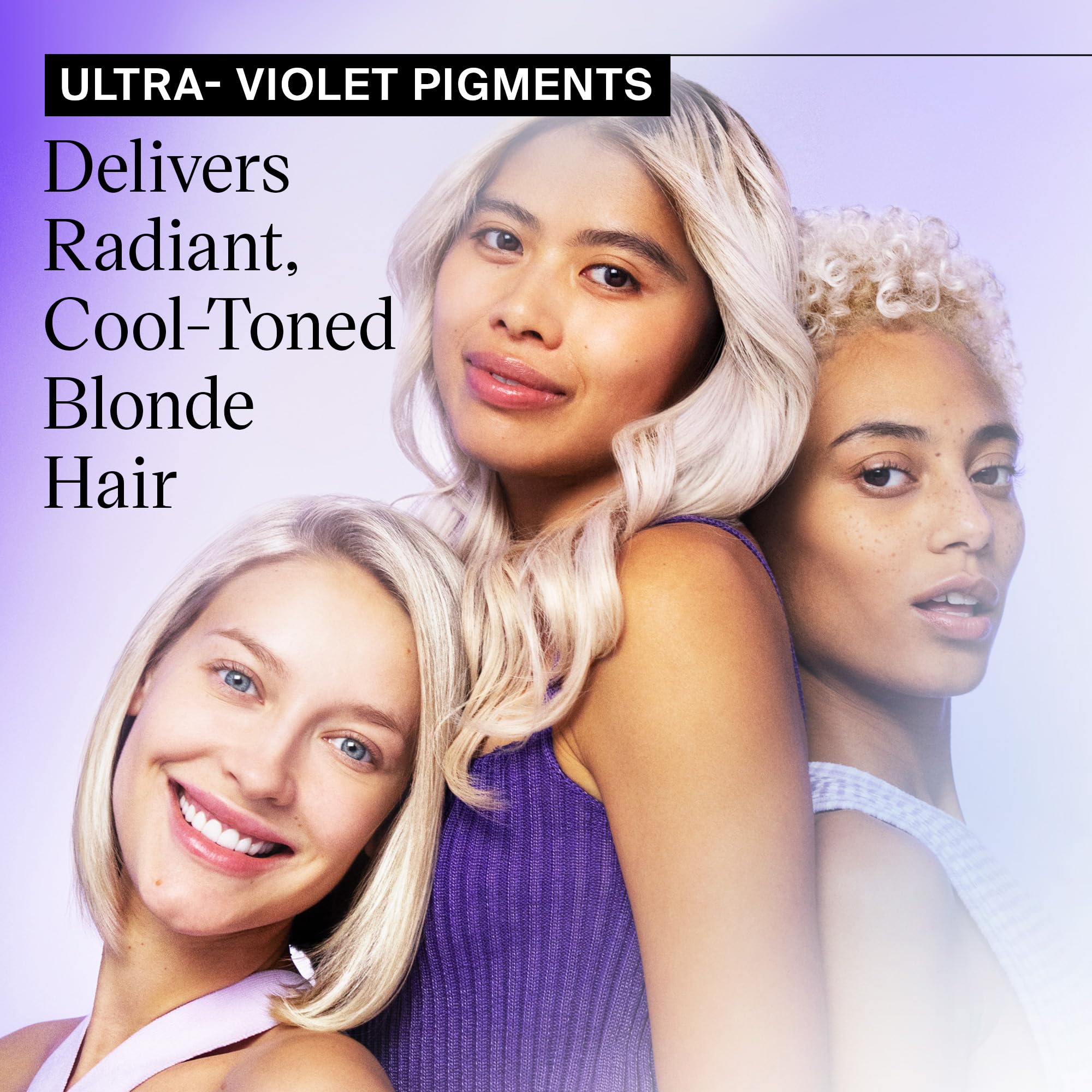 Eva NYC Tone It Down Blonde Shampoo & Conditioner Set - Purple Shampoo for Blonde Hair to Eliminate Brassiness & Yellow Tones - Vegan, Sulfate-Free, Moisturizing Hair Care (2 x 1L) - Perfect for Color-Treated & Highlighted Hair at Home or Salon