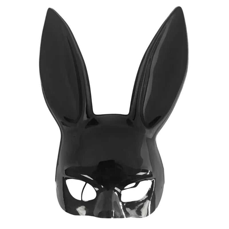 Unisex Bunny Mask for Halloween Party - Cute Rabbit Costume Accessory for Men & Women - Perfect for Cosplay, Costume Parties, and Festive Celebrations