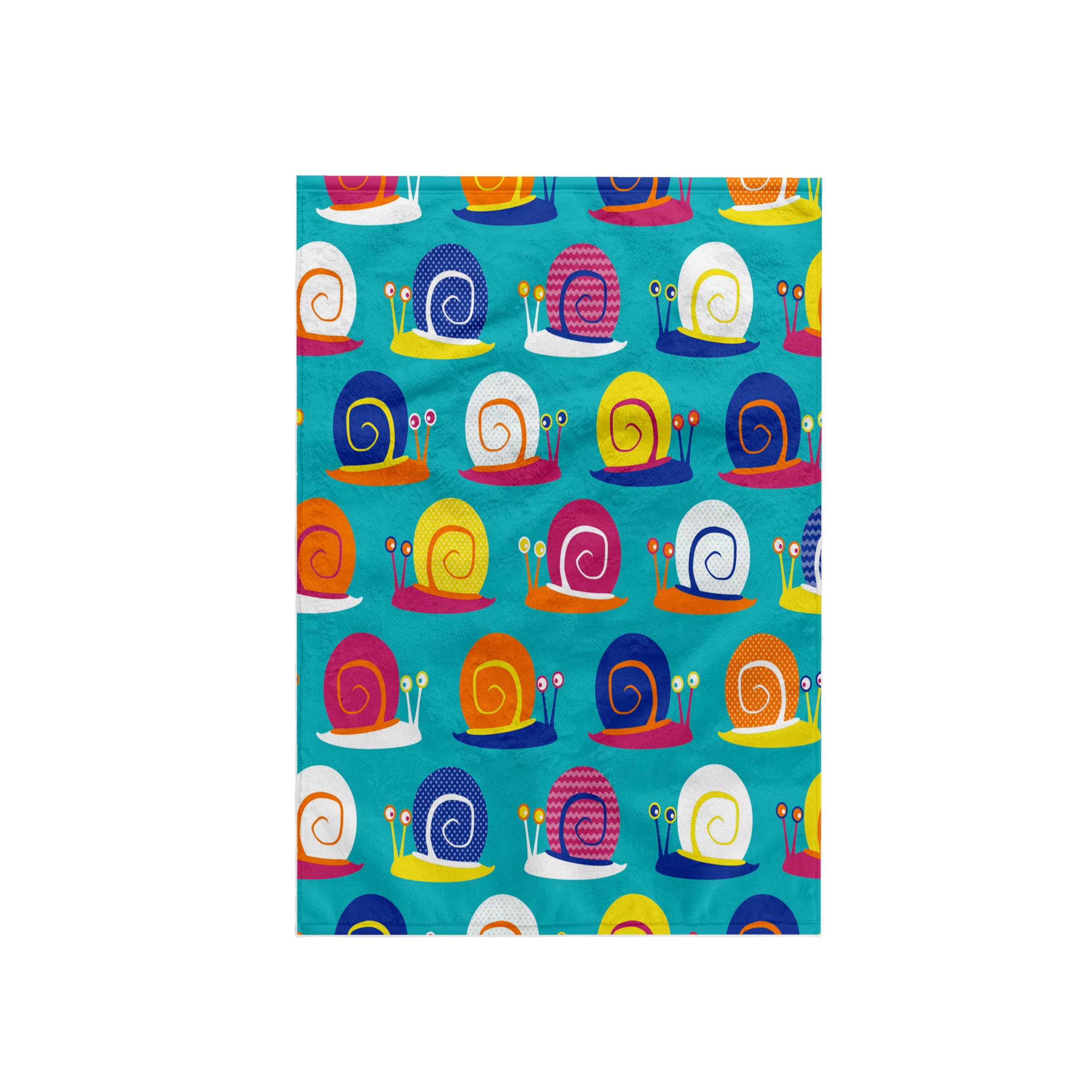 3dRose Janna Salak Designs Kids Snail Party Pattern Cotton Bath Towels - Soft Absorbent 16x28 Inch for Kids Bathroom, Beach, Pool & Nursery Decor (twl-274339-1)