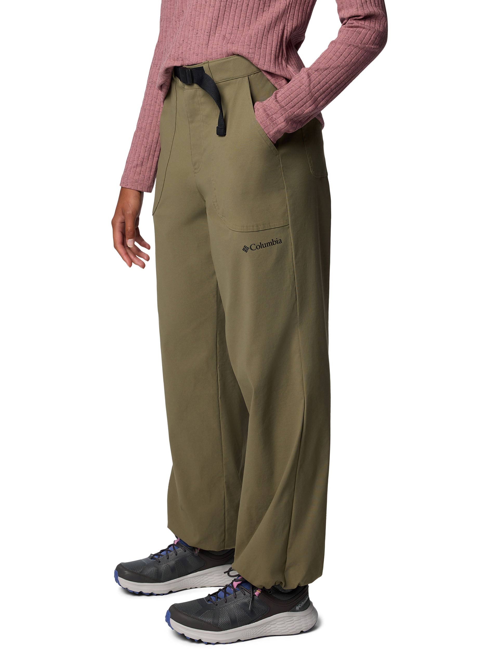 Brea Falls Hiking Pants for Men & Women - Lightweight Quick-Dry Outdoor Trekking Trousers in Stone Green - Perfect for Camping, Backpacking and Mountain Climbing Adventures