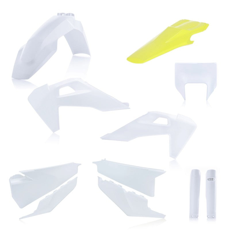 Acerbis Full Plastic Kit for 2023 Husqvarna TE150i 300i FE350s 501s - OEM Replacement Body Panels for Off-Road Motorcycles - Perfect for Trail Riding & Enduro Racing