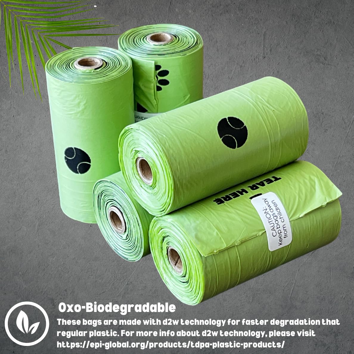 Eco-Friendly Biodegradable Dog Poop Bags with Dispenser - 576 Bags (32 Refill Rolls) | Unscented Pet Waste Bags for Dogs & Cats | Perfect for Park Walks, Backyard Cleanup & Travel