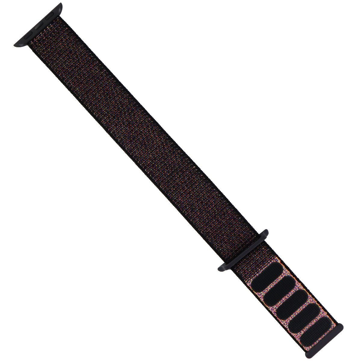 Apple 40mm Sport Loop Band - Compatible with 40mm & 38mm Apple Watch Cases - Lightweight Nylon Strap - Black/Multi Color - Perfect for Running, Workouts & Everyday Wear