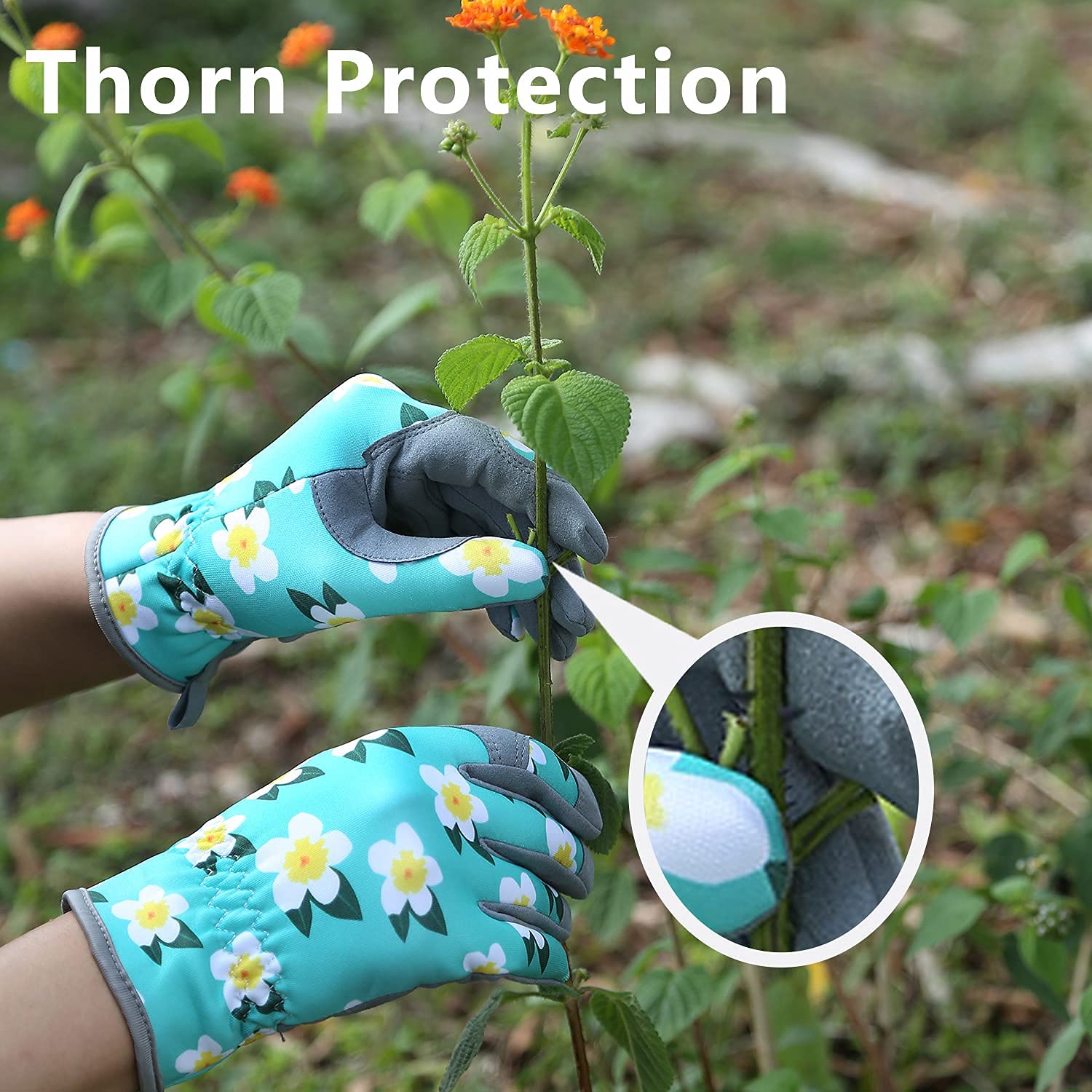 Baidast Women's Gardening Gloves - Thorn Proof, Durable for Digging, Planting, Pruning - Perfect for Outdoor Garden Work, Landscaping & Yard Maintenance