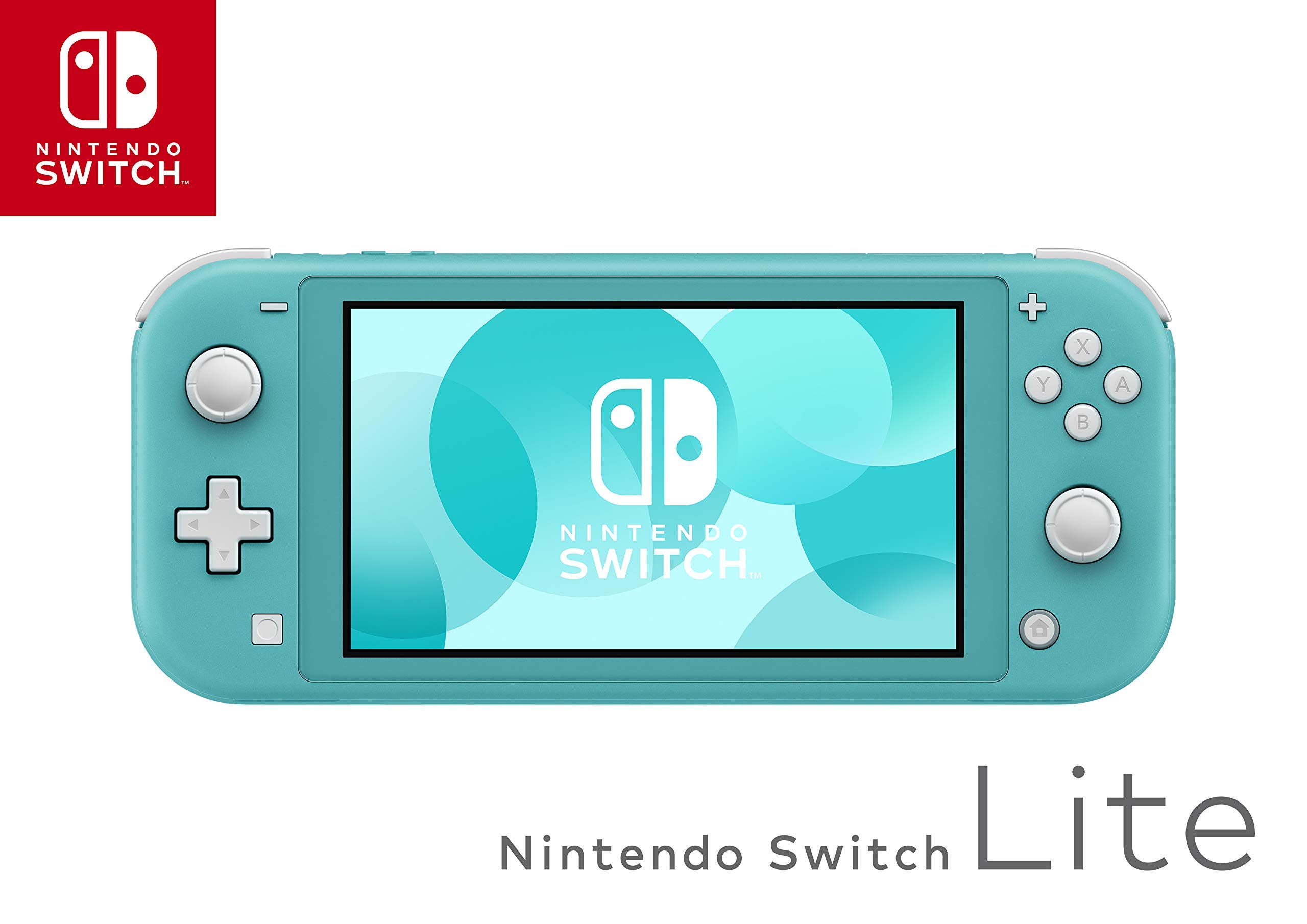Refurbished Nintendo Switch Lite - Turquoise Portable Gaming Console for Travel, Commuting & Home Entertainment