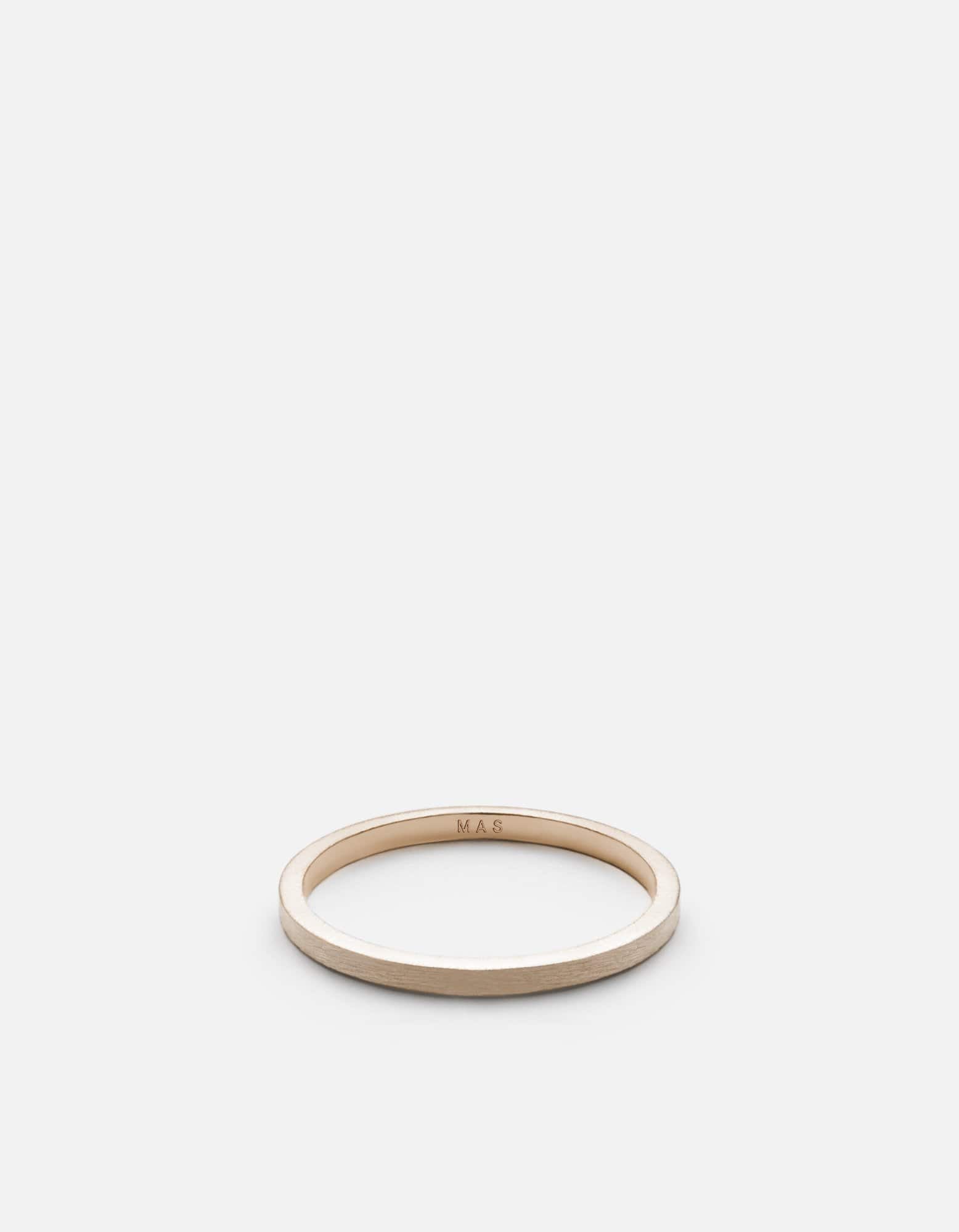 1.5mm 14K Gold Band Ring - Dainty & Elegant Jewelry for Women, Perfect for Everyday Wear, Stacking Rings, and Special Occasions