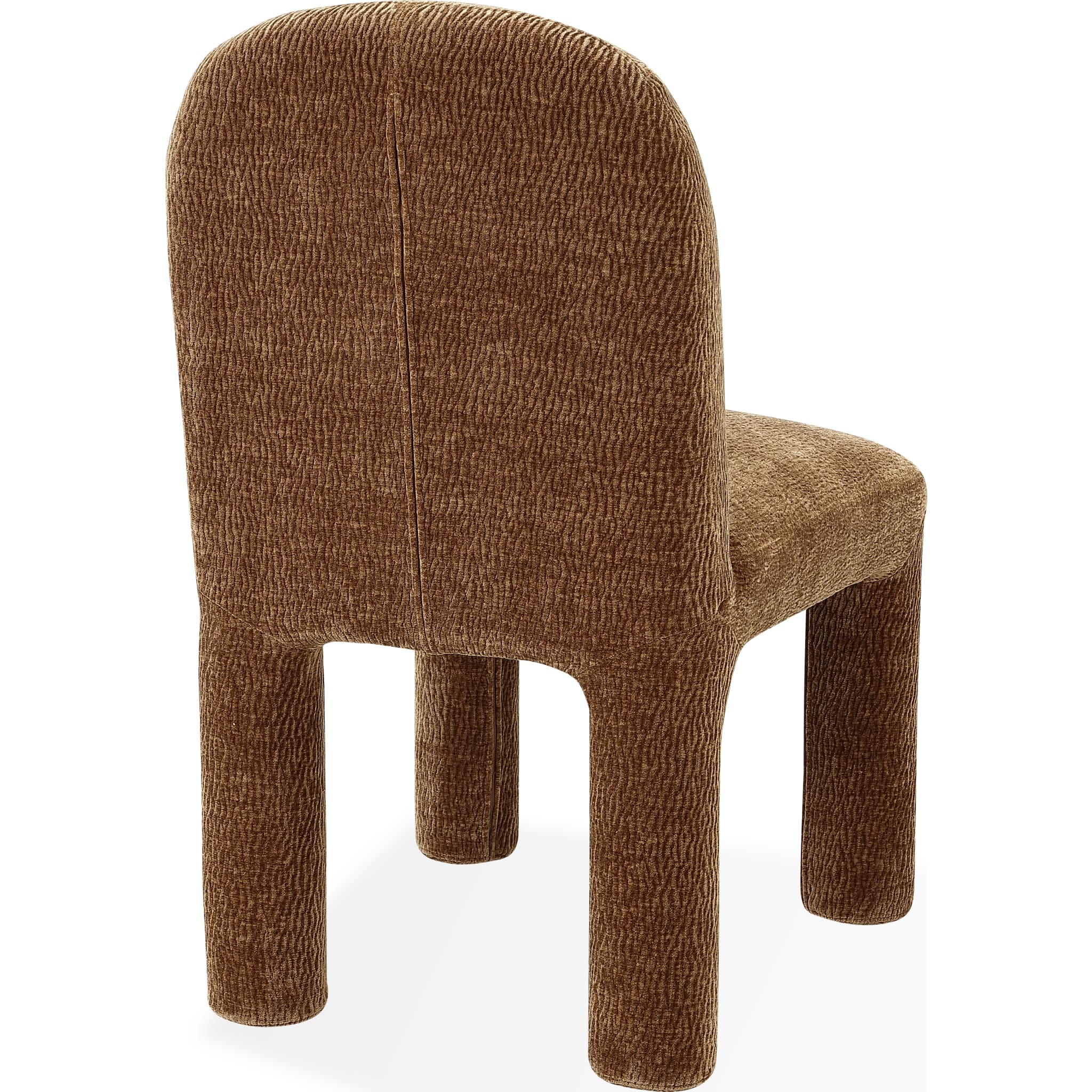 Xolani Fully Upholstered Dining Chair - Comfortable Amber Sand Chenille Fabric - Perfect for Dining Room, Kitchen, or Home Office Seating