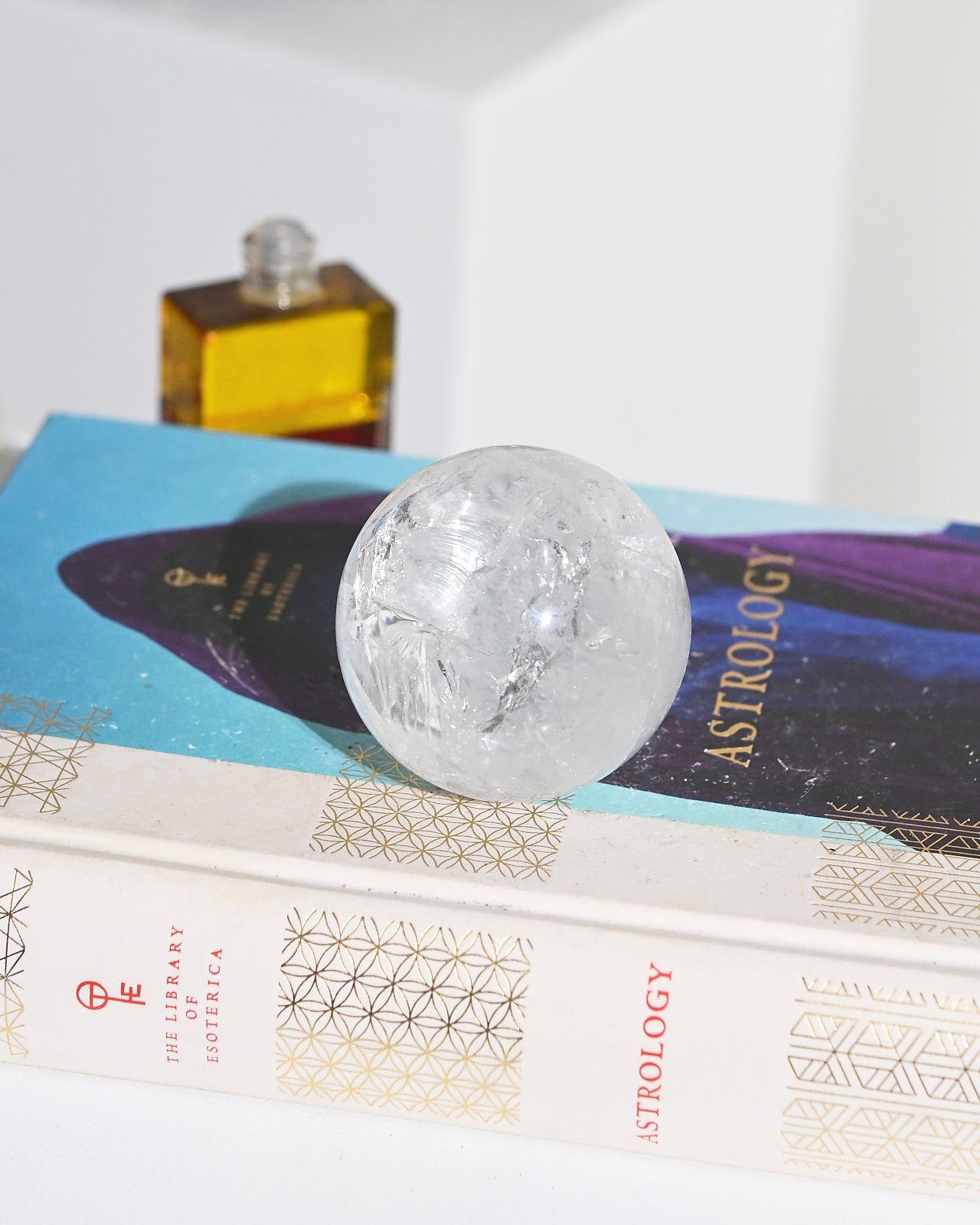 2.5 Inch Clear Quartz Crystal Sphere - Natural Healing Stone for Meditation, Reiki, Chakra Balancing & Home Decor