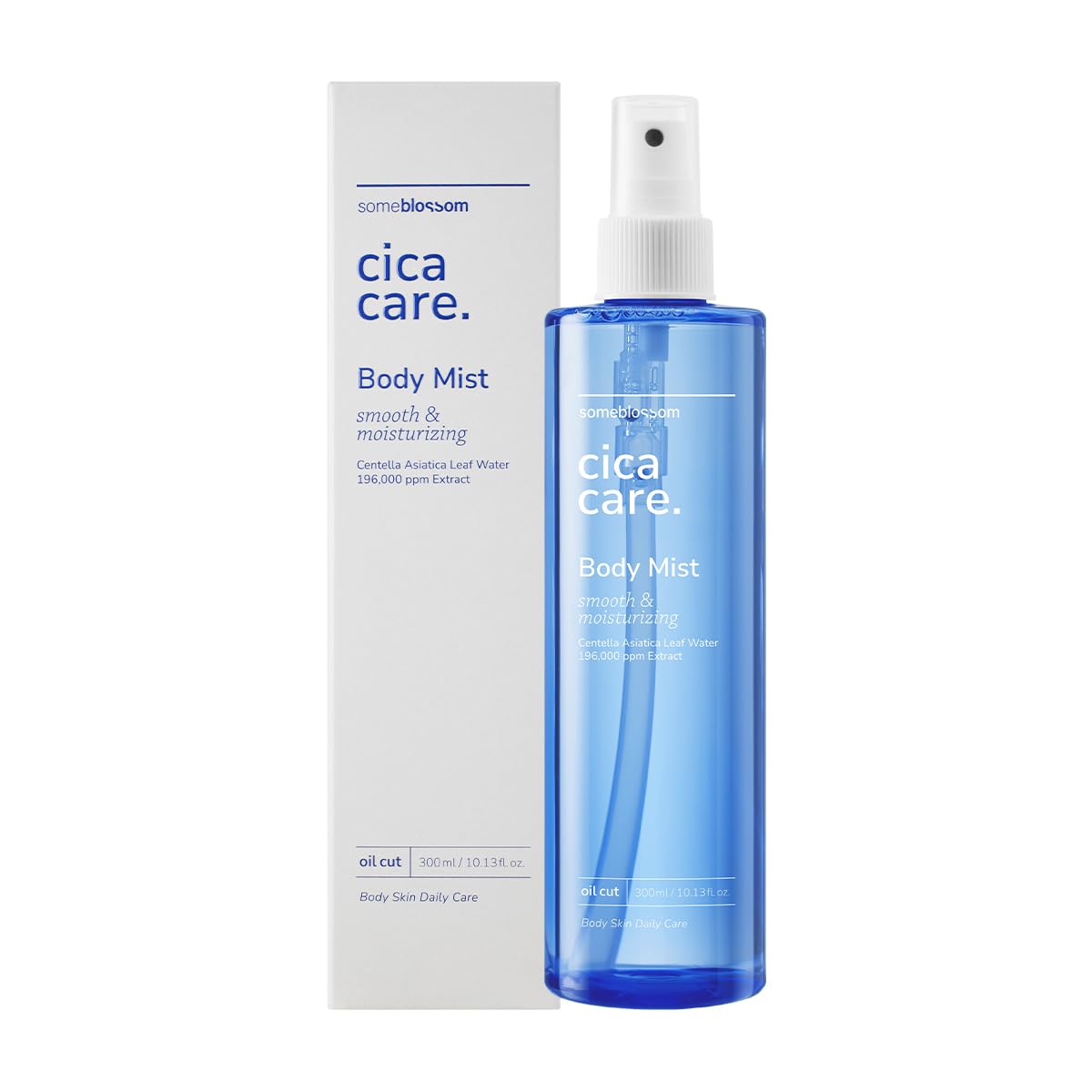 Soothing CICA Body Mist Spray with AHA & Hyaluronic Acid for Sensitive Skin - Korean Skincare for Daily Hydration