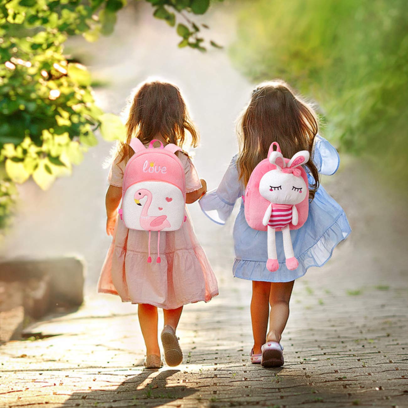 VASCHY Cute Flamingo Toddler Backpack for Girls - Daycare & Travel