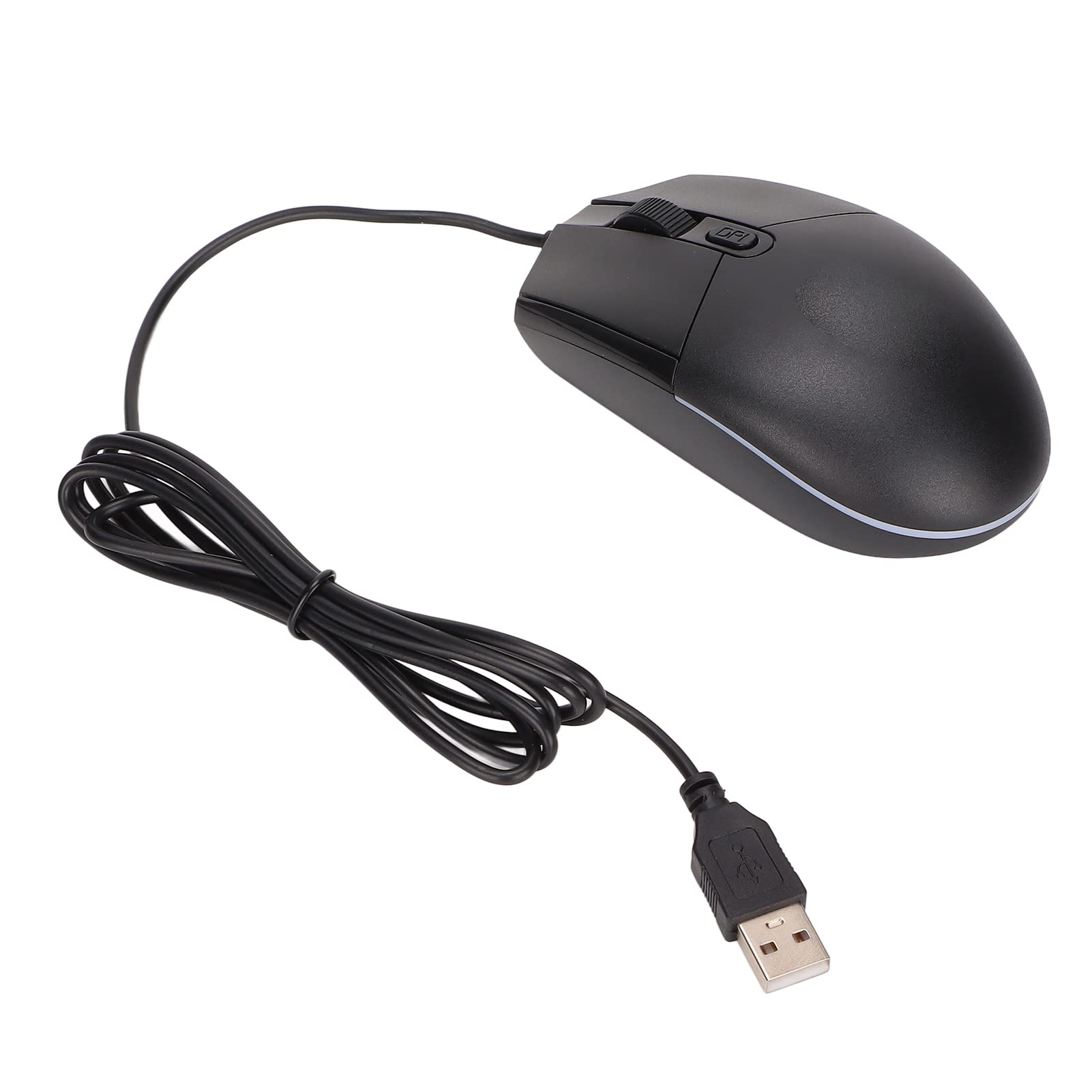 Ciciglow RGB Wired Gaming Mouse - 800/1200/1600 DPI Adjustable Ergonomic PC Gaming Mouse with Backlight for Office & Home Use | Perfect for Gaming, Work & Everyday Computing