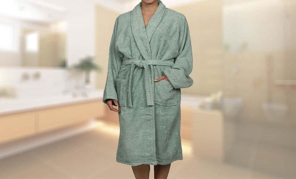 Premium Cotton Ultra Soft Terry Adult Unisex Lightweight Luxury Bathrobe - Spa, Hotel & Home Relaxation Wear for Men and Women