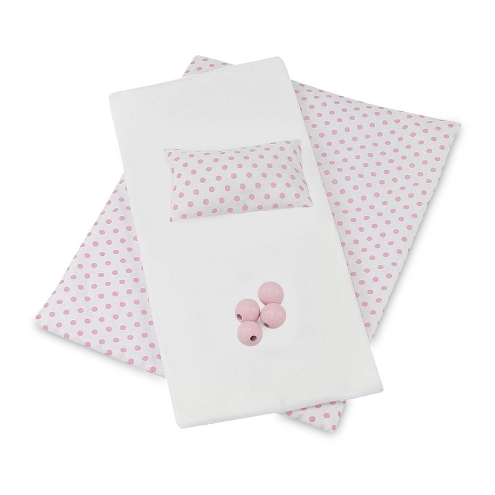 Emily Rose 18 Inch Doll Pink Trundle Single Bed with Bedding Set & Storage Drawer - Perfect for 14-19