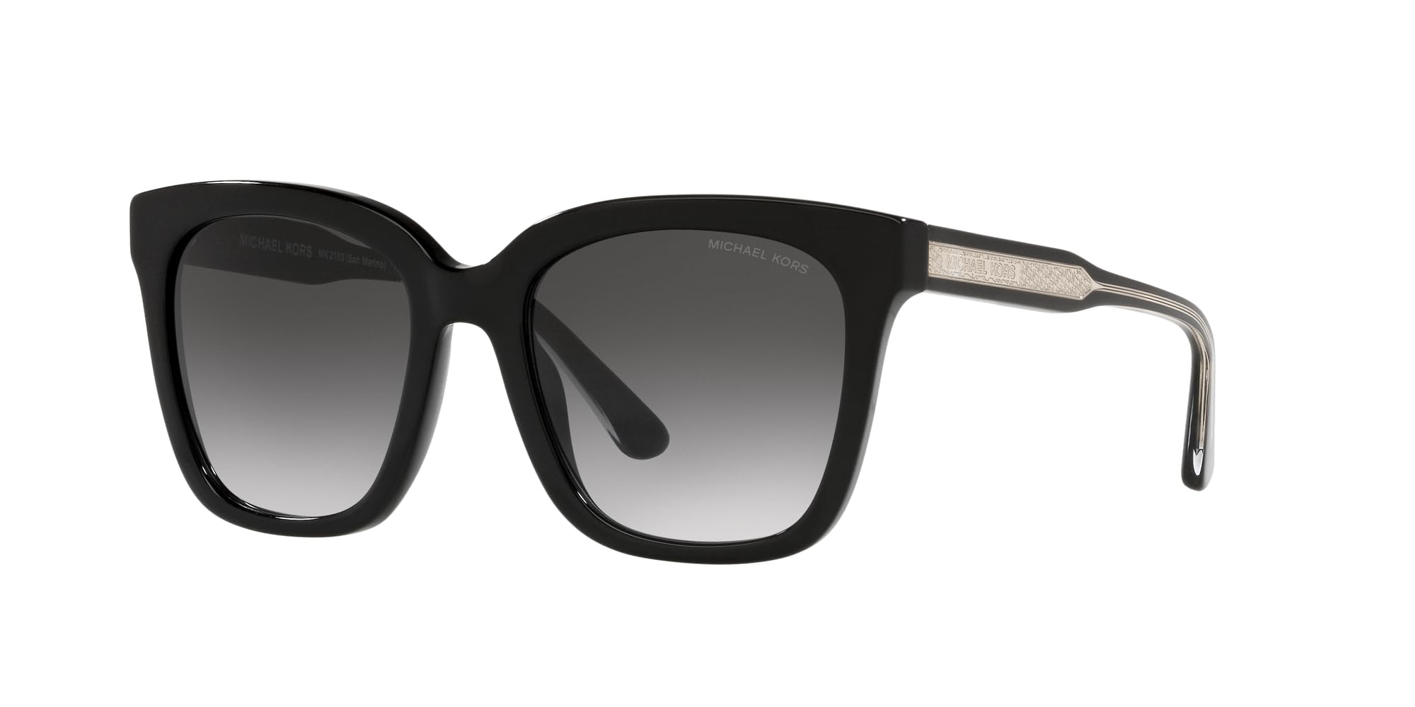 Michael Kors MK2163 San Marino Square Sunglasses for Women - UV Protection, Polarized Lenses, Fashionable Square Frame - Perfect for Beach, Driving & Outdoor Activities