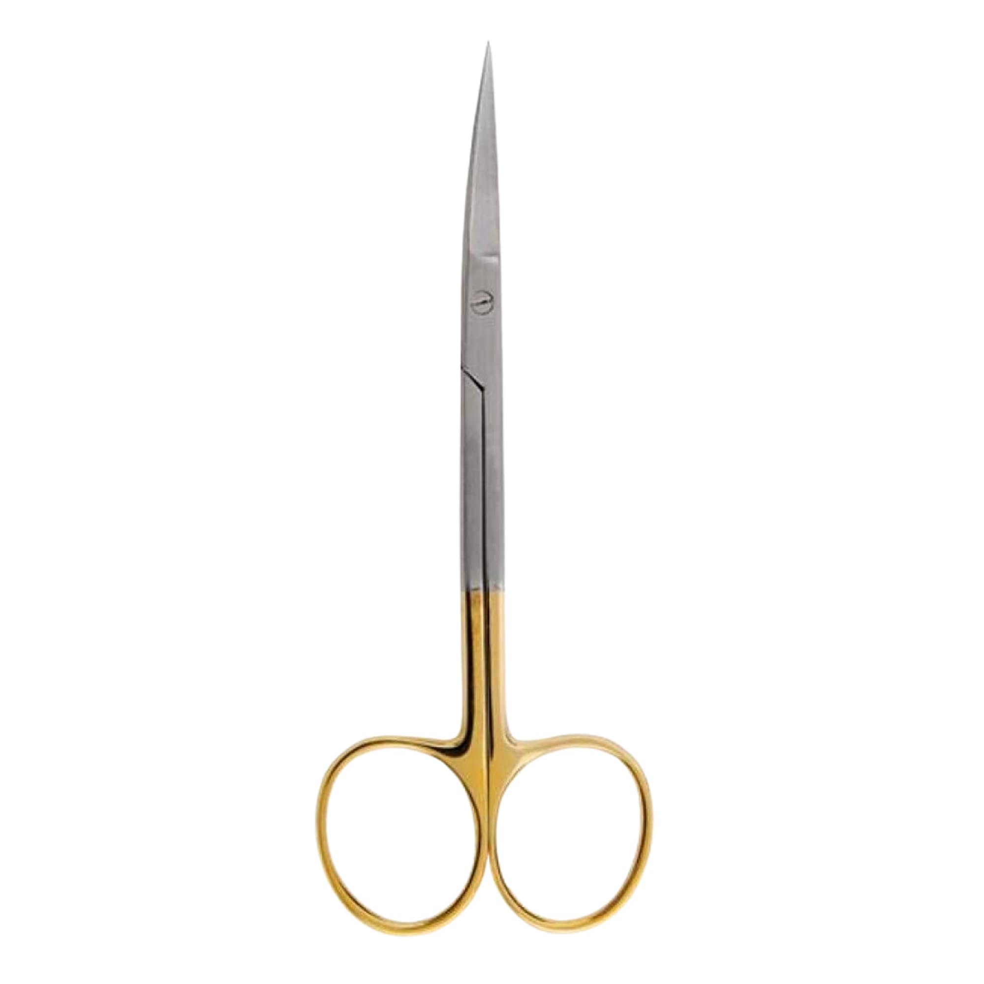 Premium Iris Scissors - Straight Tip Surgical Scissors for Precision Cutting | Sharp Stainless Steel Dissection Scissors with Non-Slip Gold Handle | Ideal for Dental Procedures, Medical Labs & Crafting Projects