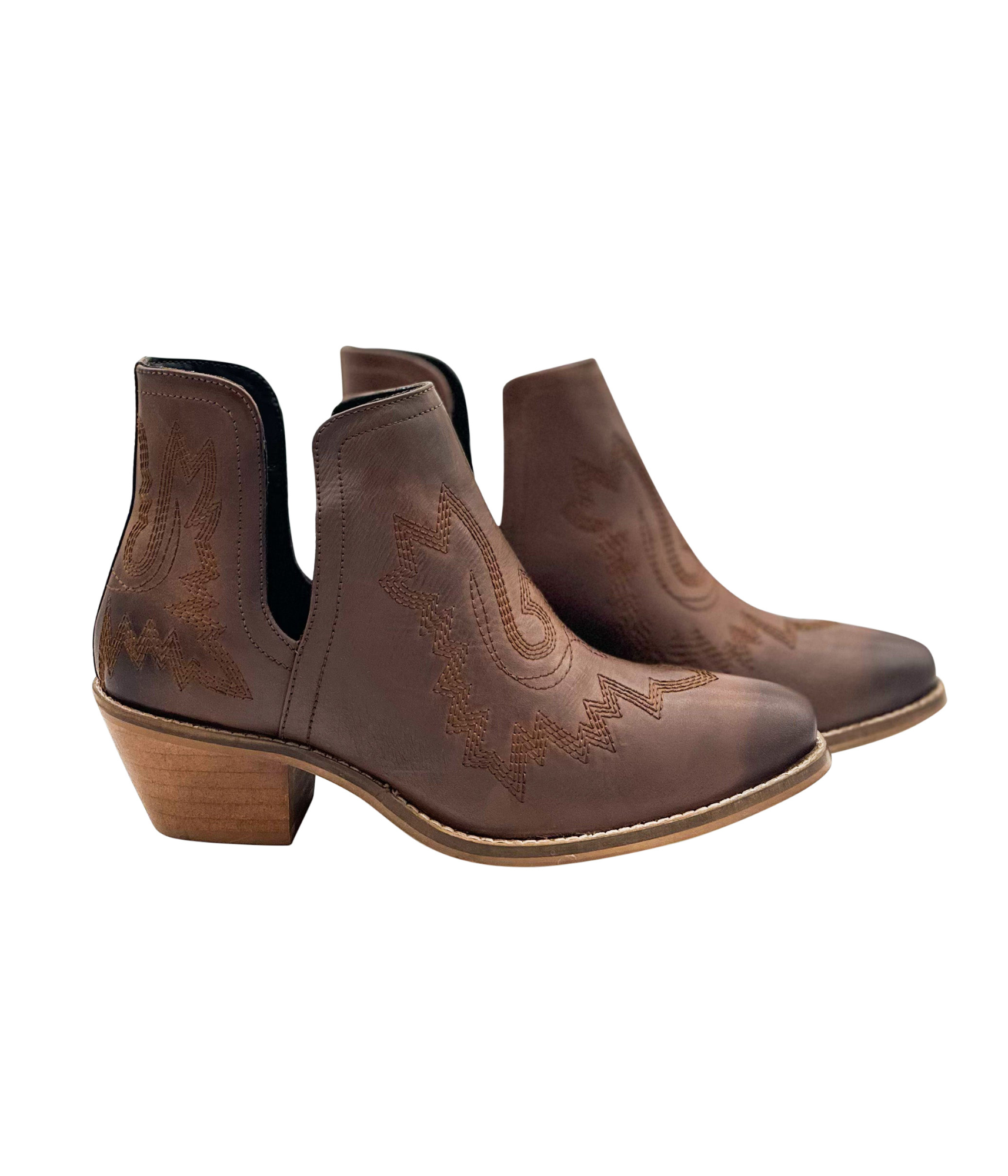 Stylish Brown Booties for Women - Comfortable & Trendy Footwear for Casual Outings, Work, and Everyday Wear