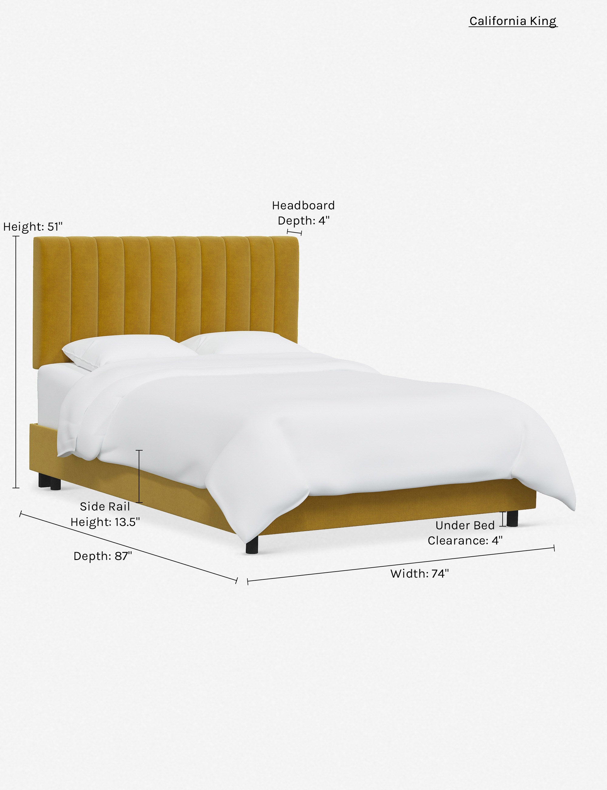Stylish and Comfortable Aliyah Bed - Queen Size Platform Bed Frame with Upholstered Headboard - Perfect for Modern Bedrooms, Guest Rooms, and Apartments