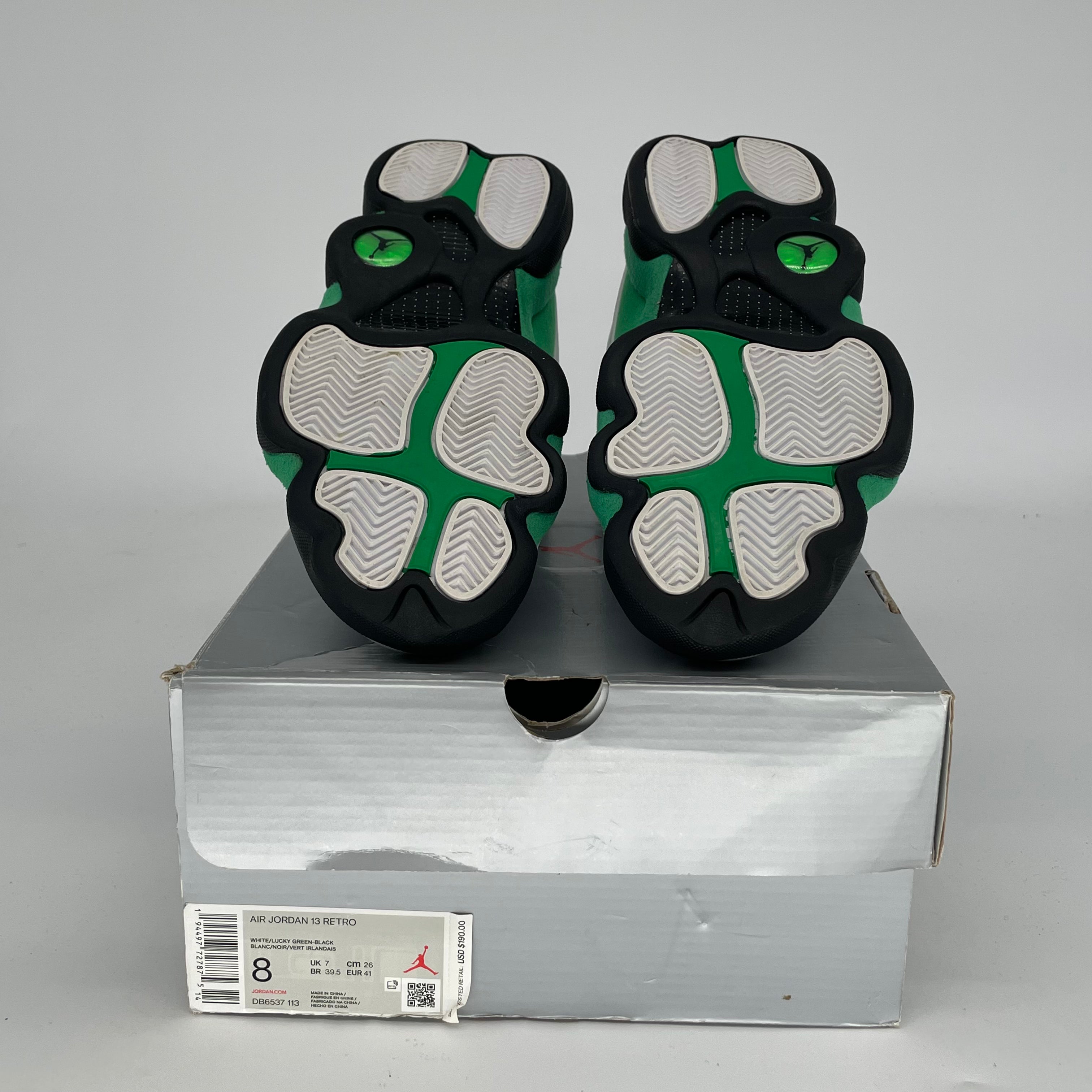AIR JORDAN 13 LUCKY GREEN Men's/Women's Basketball Shoes Size 8/9.5W DB6537-113 - Perfect for Streetwear, Sneaker Collection & Basketball Games