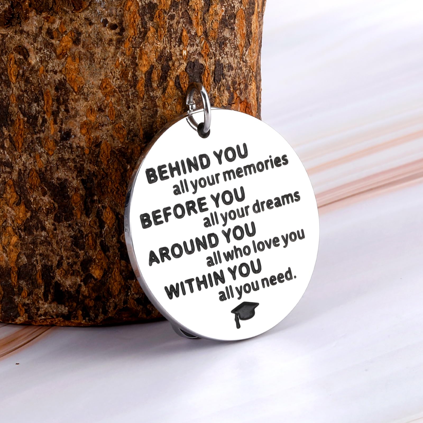 Class of 2025 Graduation Keychain - Inspirational Gift for High School & College Graduates (Men, Women, Nurses, Masters Students) - Perfect for Son, Daughter, Boy or Girl - Ideal for Senior Parties & Graduation Celebrations