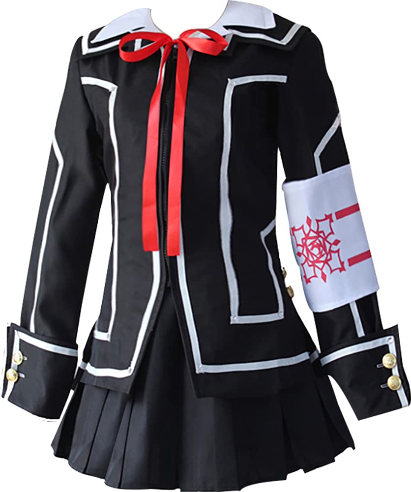 Vampire Knight Yuki Cross Black Cosplay Costume - Anime Halloween Party Outfit for Women & Girls