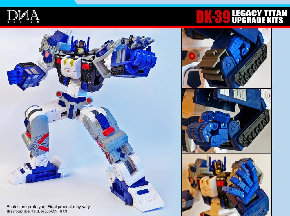 DNA Design DK 39 Upgrade Kit for Legacy Titan Metroplex - Transformers Action Figure Accessories for Collectors & Display Scenes