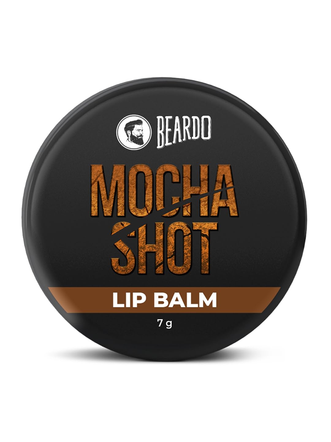 BEARDO Mocha Shot Lip Balm for Men - Moisturizing & Non-Tinted Lip Care | Heals Dry, Chapped & Cracked Lips | 7g Brown | Perfect for Daily Use, Outdoor Activities & Gifts