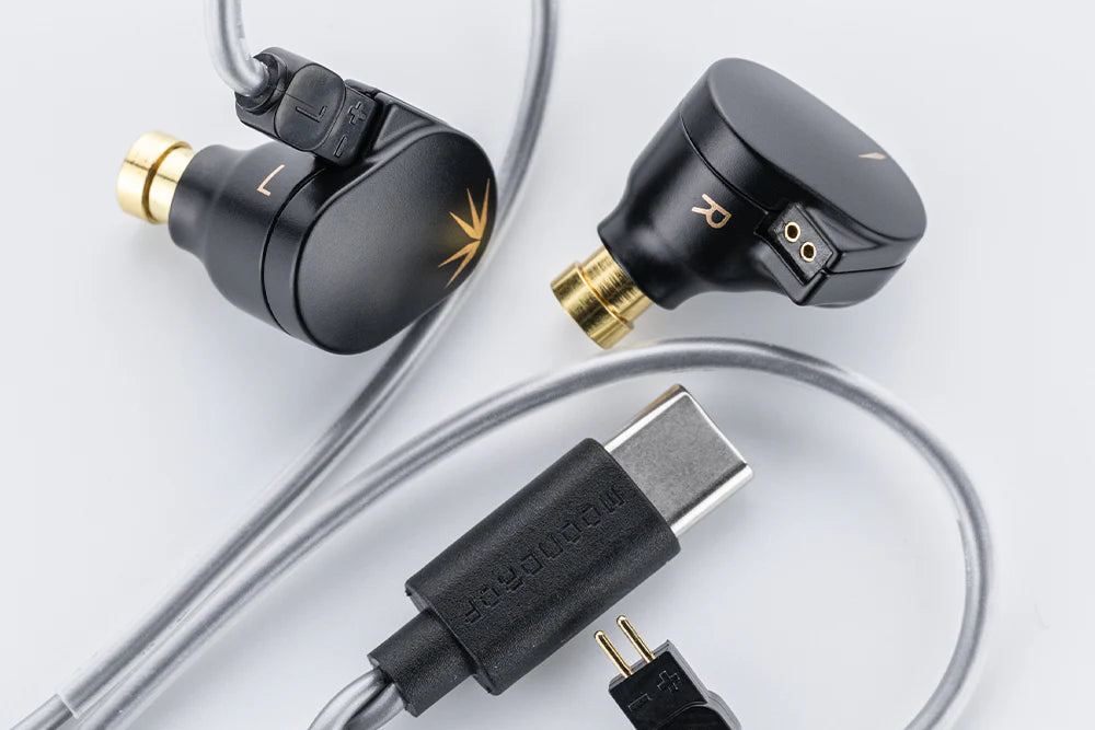 MOONDROP CHU II DSP Type-C In-Ear Headphones (IEM) - HiFi Sound, Noise Isolation for Music, Gaming & Travel