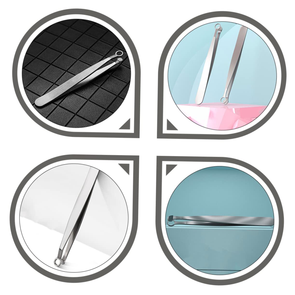 Stainless Steel Nose Hair Trimmer & Clipper - Precision Nose Hair Removal Tool for Men & Women - Perfect for Grooming, Travel & Personal Care
