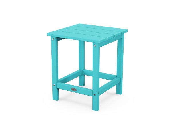 Polywood Aruba Long Island 18-Inch Outdoor Side Table - Weather-Resistant Patio Furniture for Pool, Deck & Garden Use