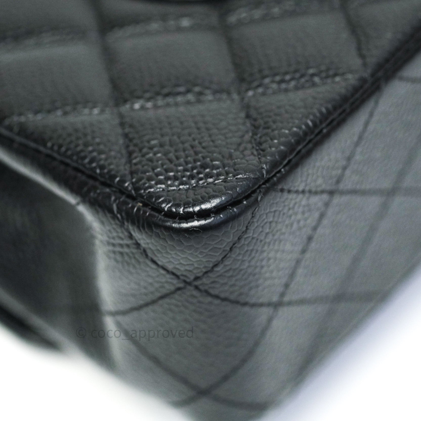Chanel Classic Medium Double Flap Bag Black Caviar Leather with Gold Hardware - Luxury Handbag for Women, Perfect for Work, Evening Events & Special Occasions