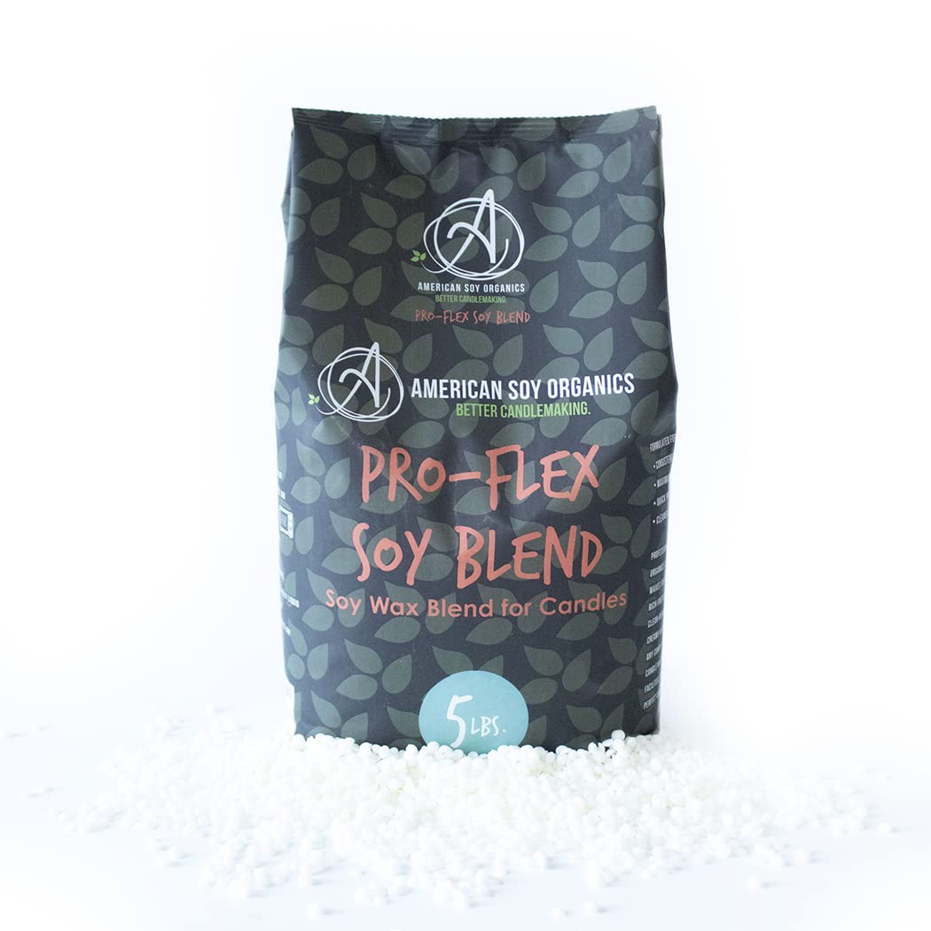 Premium Soy Wax Beads for Candle Making - 5 lbs All-Natural Soy Blend Wax - Beeswax-Free Candle Making Supplies for Container Candles, Tealights & Wax Melts - Perfect for DIY Home Candles, Gifts & Aromatherapy