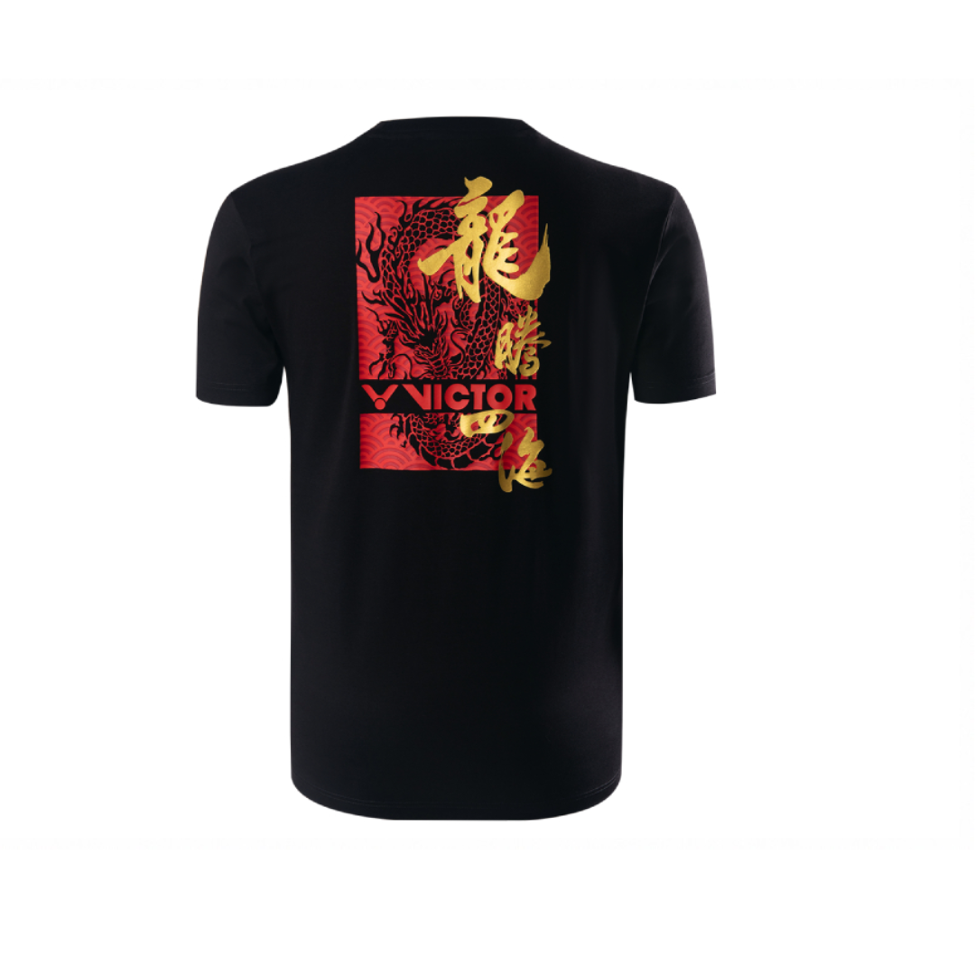 Victor T 401CNY Unisex T-Shirt - Comfortable Cotton Casual Tee for Men & Women - Perfect for Everyday Wear, Gym, and Outings