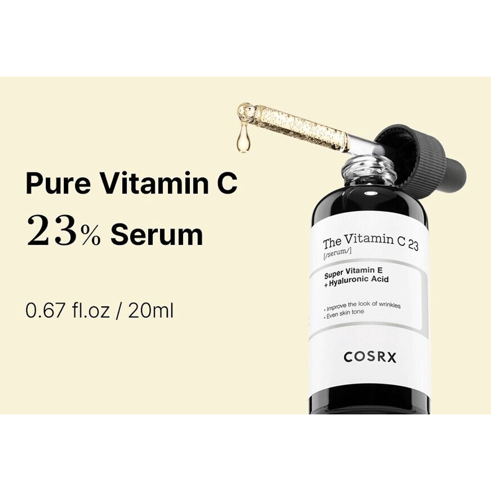 COSRX Vitamin C 23 Serum 20ml - Brightening & Anti-Aging Face Serum for Glowing Skin - Perfect for Morning Skincare Routine & Dark Spot Treatment