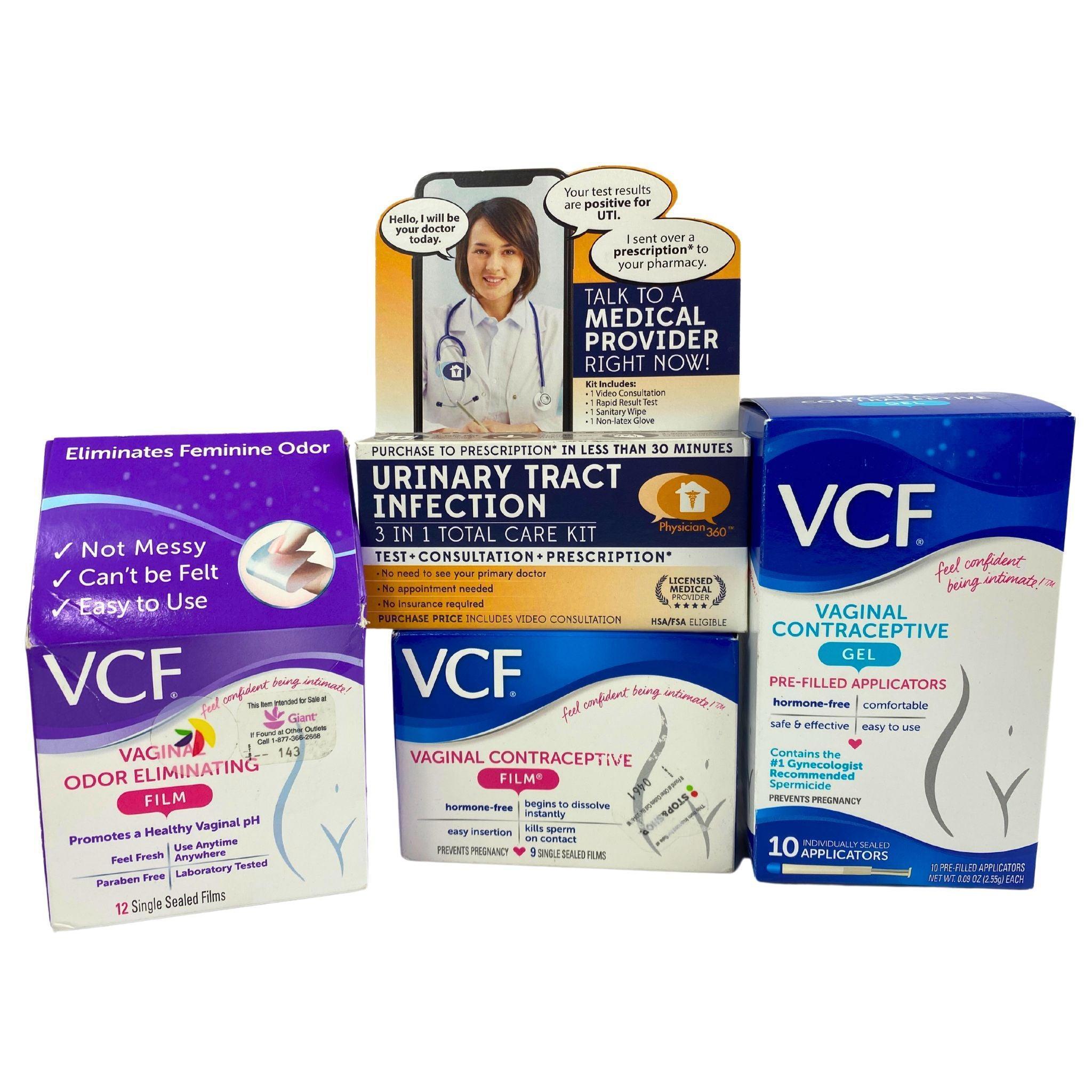 35 Pcs VCF & UTI Test Strips Combo Pack - Home Urinary Tract Infection Screening & Vaginal Contraceptive Film - Perfect for Travel, First Aid Kits & Women's Health Care