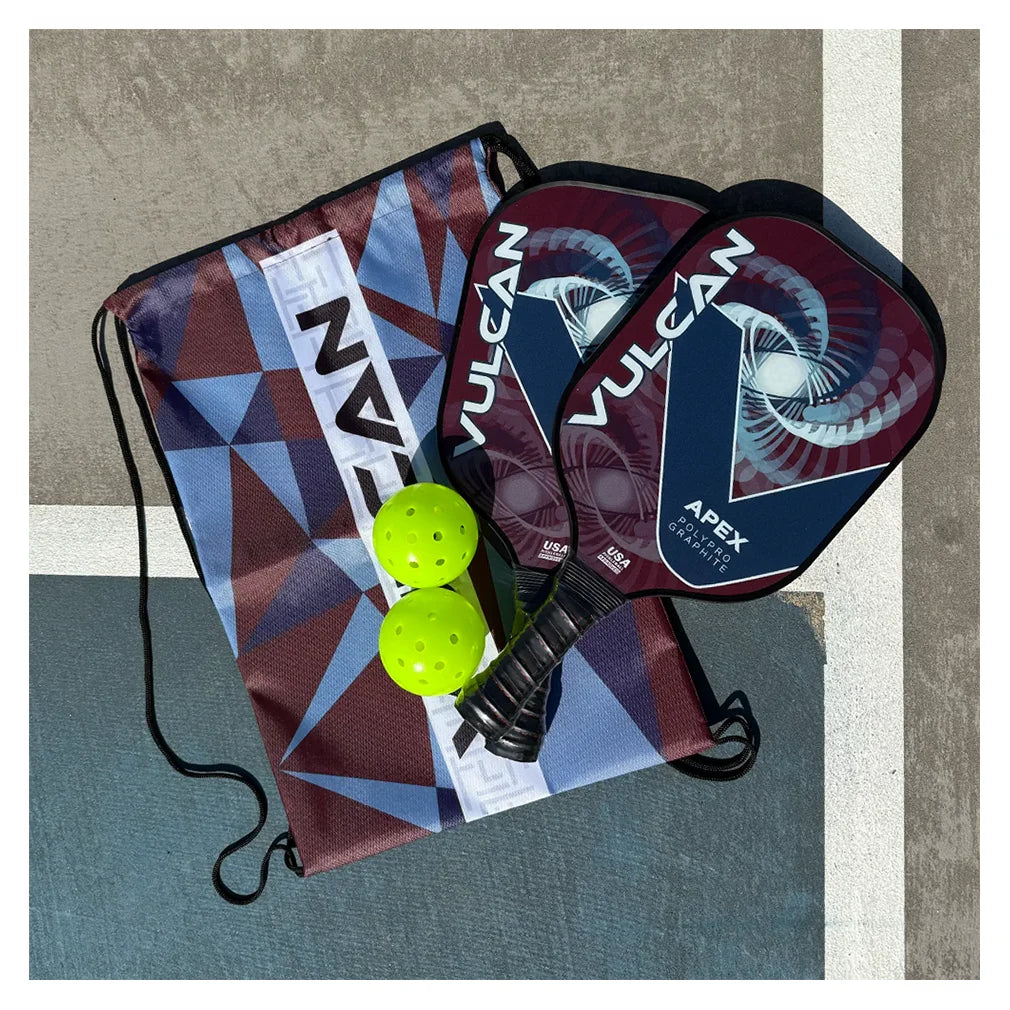Premium Apex Pickleball Paddle Set - Carbon Fiber Face with Cushion Grip - USAPA Approved for Tournament Play - Perfect for Outdoor & Indoor Court Games, Backyard Fun & Competitive Matches