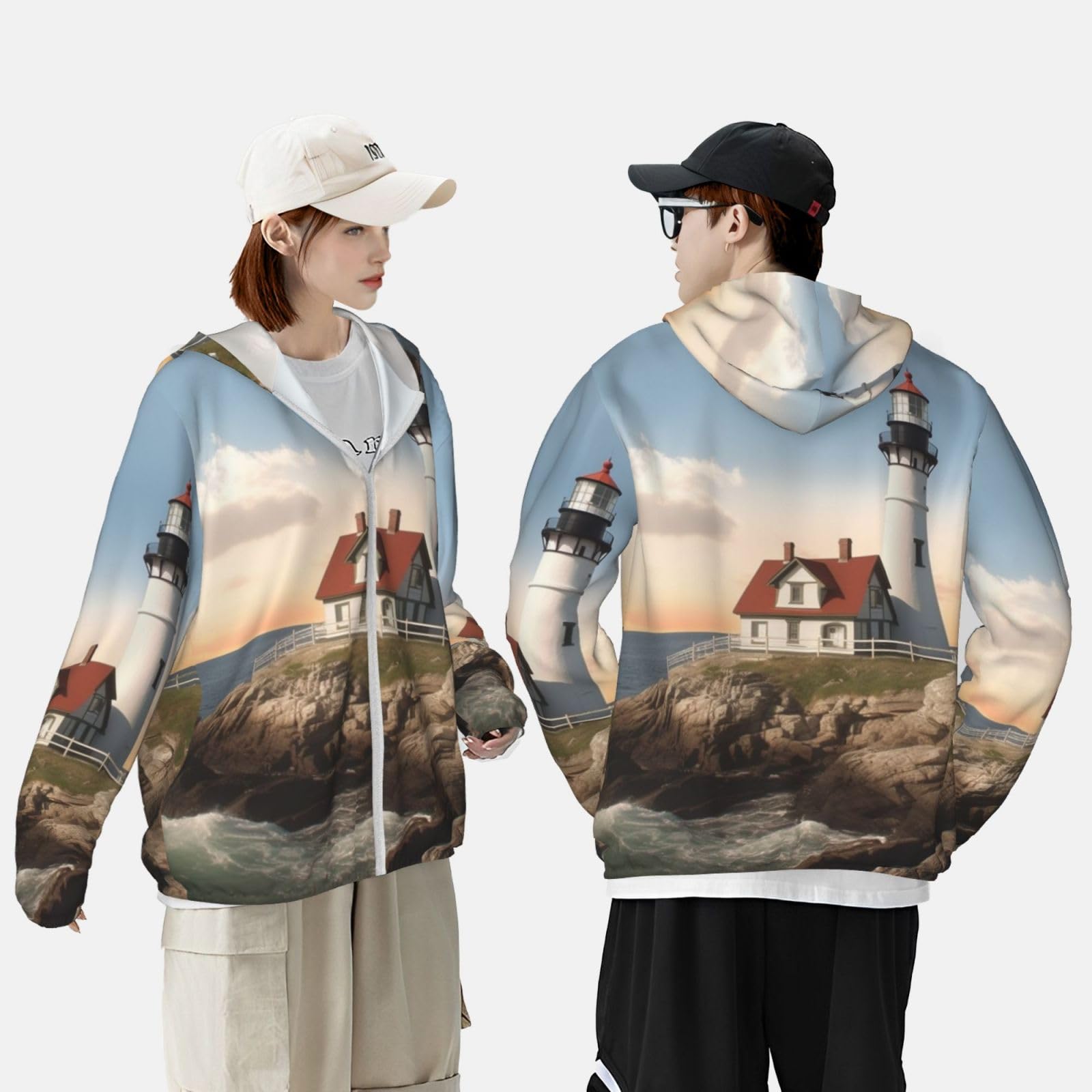 Women's UPF 50+ Sun Protection Hoodie - Lightweight Long Sleeve Shirt for Outdoor Activities