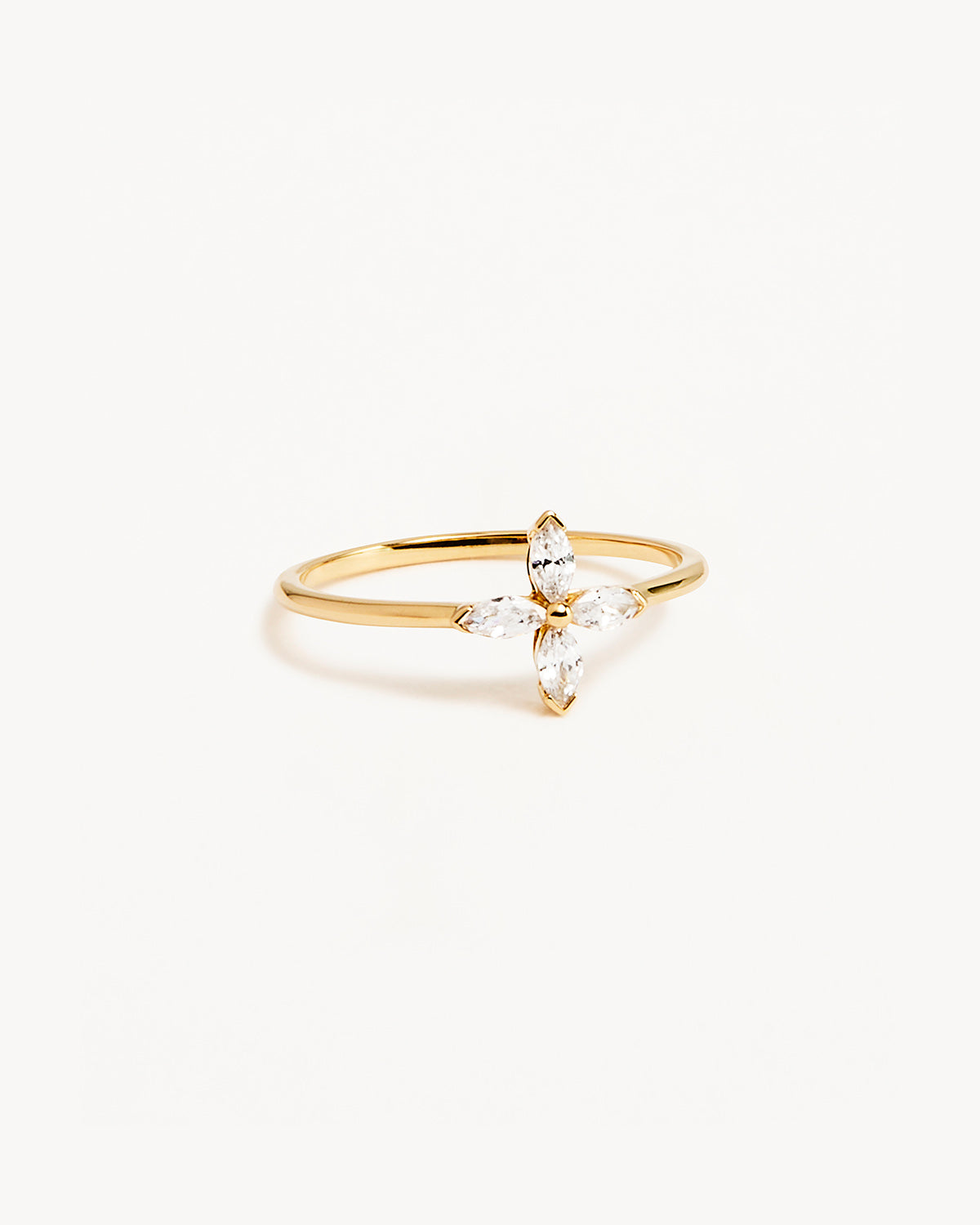 14K Solid Gold Blossom Lab-Grown Diamond Ring for Women - Elegant Floral Engagement & Wedding Band - Perfect for Anniversaries, Proposals & Special Occasions