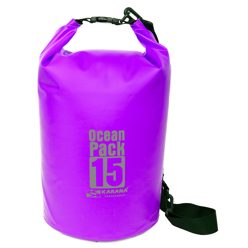 **Karana Ocean Pack 15L Waterproof Dry Tube Bag - Ideal for Kayaking, Boating, Swimming & Outdoor Adventures**