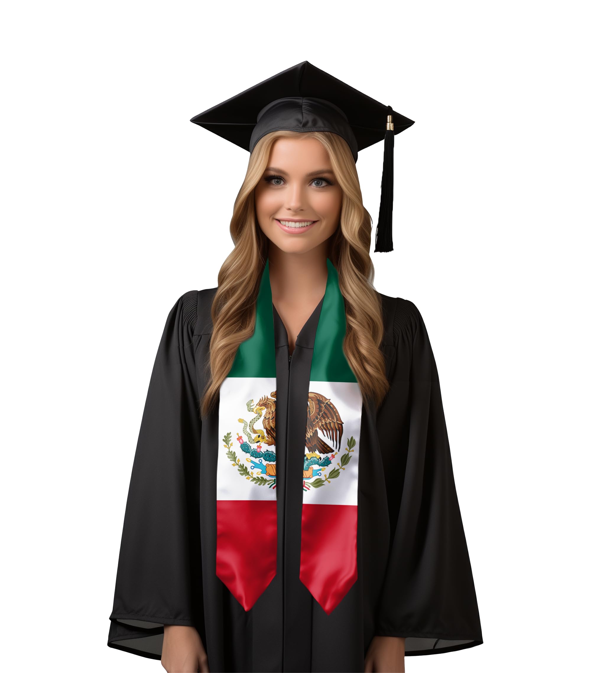 Civilos Graduation Stole - 72 Inch Unisex Honor Sash for Graduation Ceremony | Perfect for High School & College Graduates, Academic Achievements & Commencement Events