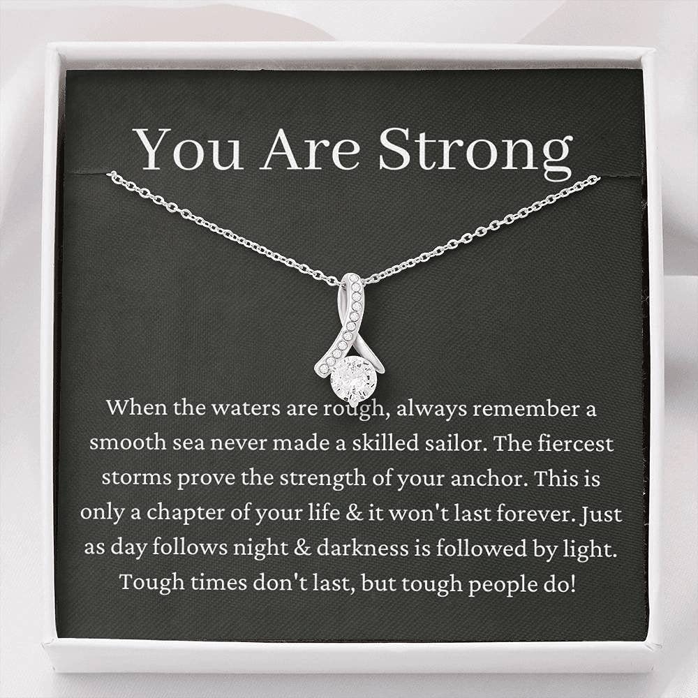 Personalized Inspirational Ribbon Gift for Get Well, Breakup, Divorce & Anxiety - Thoughtful Encouragement Present for Friends & Loved Ones - Perfect for Hospital Recovery, Emotional Support & Cheering Up