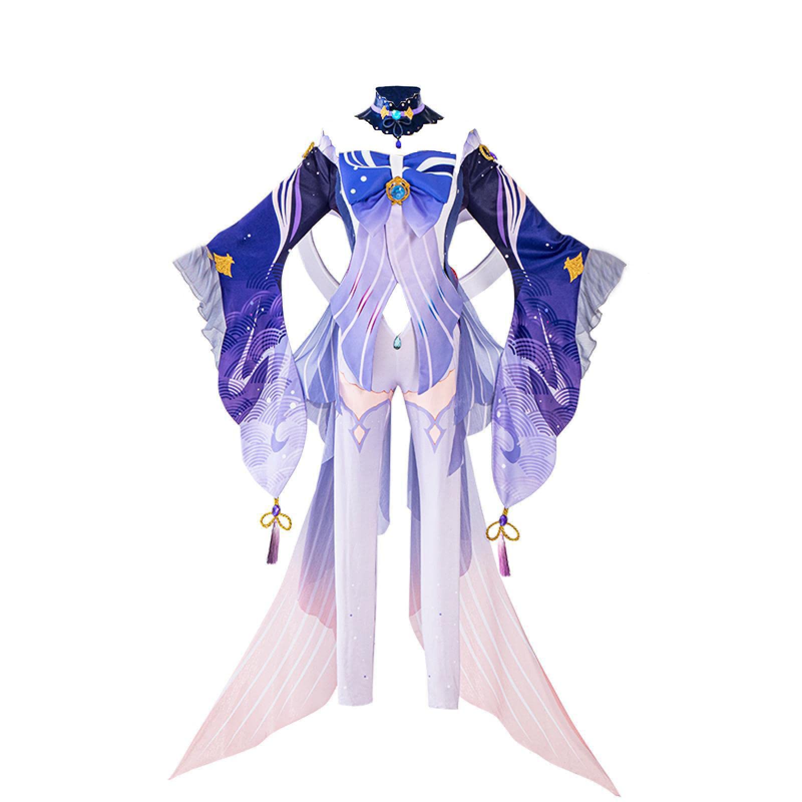 Sangonomiya Kokomi Cosplay Costume Full Set - Genshin Impact Anime Game Outfit for Women | Perfect for Conventions, Halloween & Cosplay Events