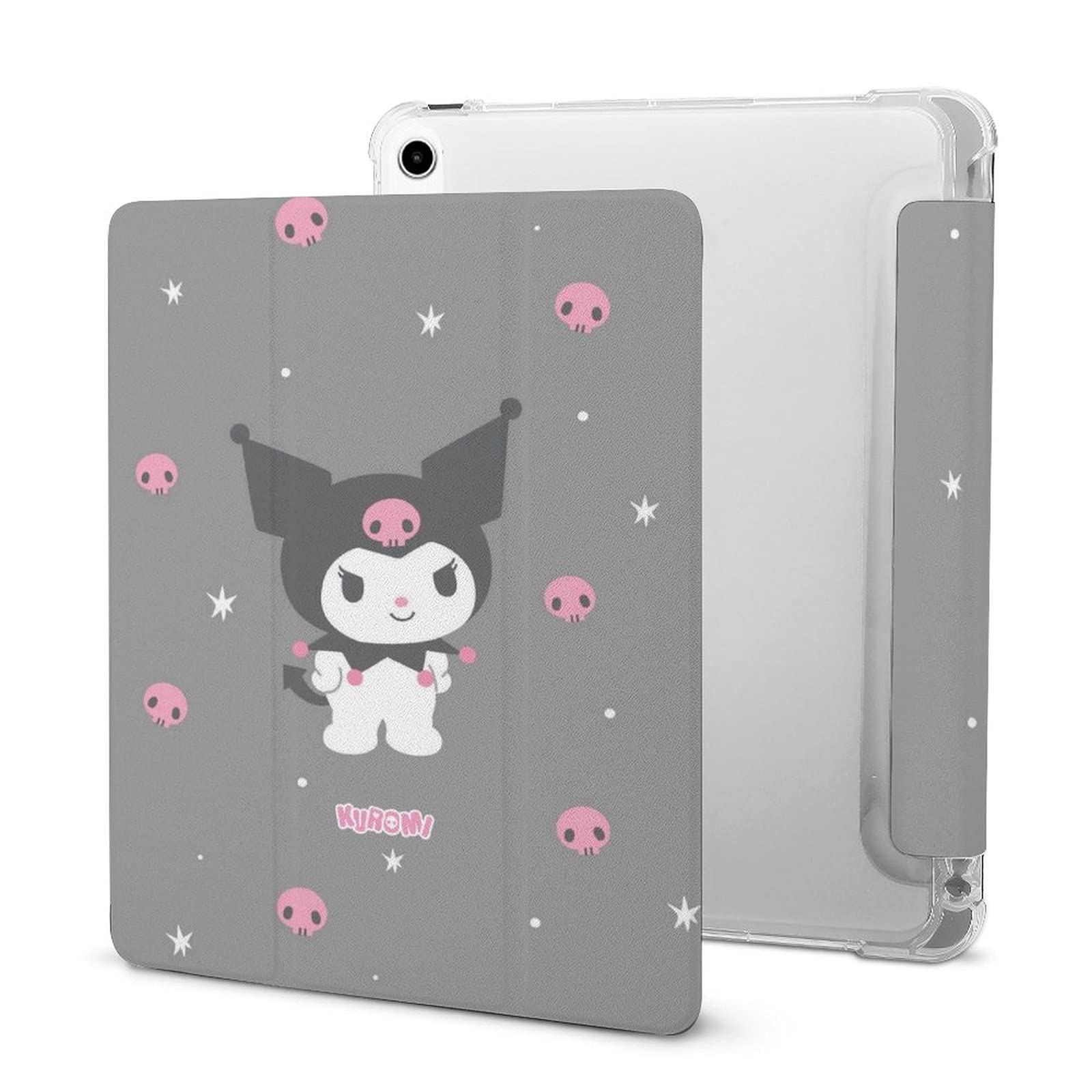 Kur-omi iPad Case with Pencil Holder - Compatible with iPad Air 4 10.9 Inch (2020 Model) - Shockproof Silicone Protective Cover with Full Body Protection - Perfect for Work, School & Travel