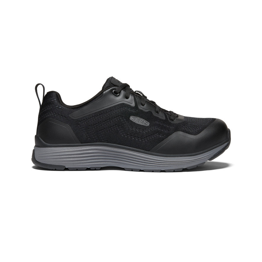 Sparta 2 Aluminum Toe Safety Shoes for Men - Steel Grey & Black Work Boots | Heavy Duty Construction, Warehouse & Industrial Work Footwear