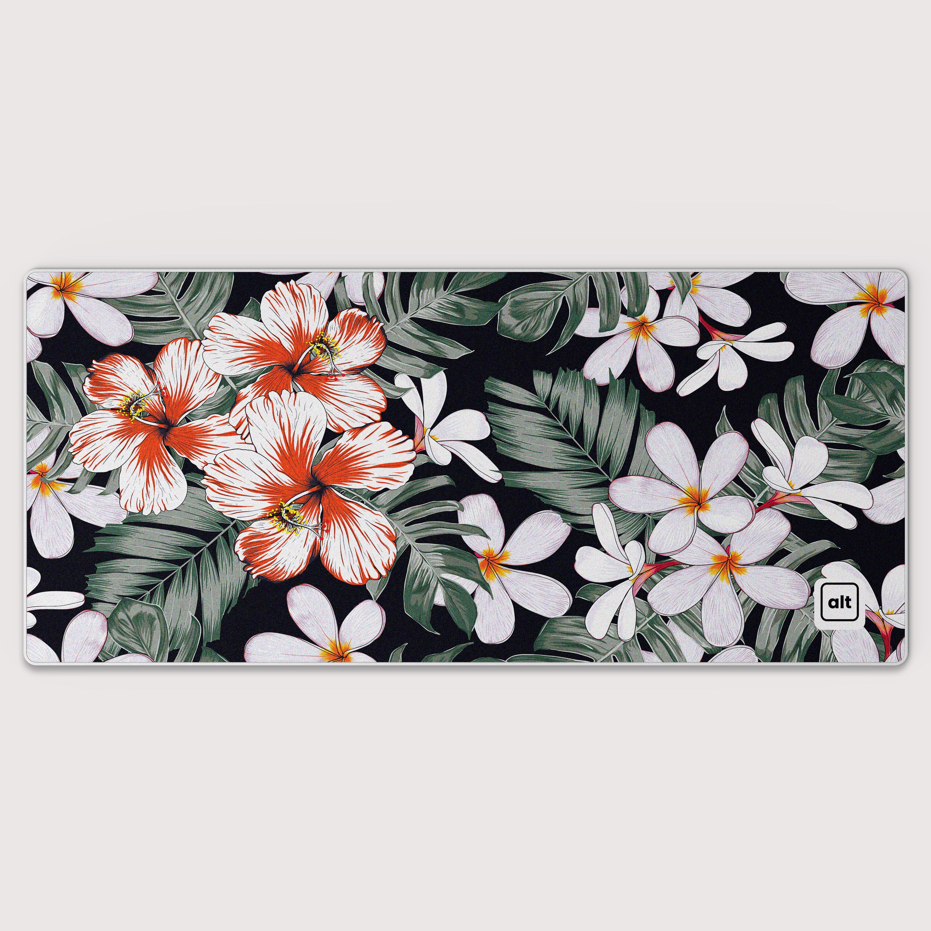 Blooming Flowers Mouse Pad - Non-Slip Rubber Base, Comfortable Desk Mat for Office & Gaming - Perfect for Work, Study, and Computer Use